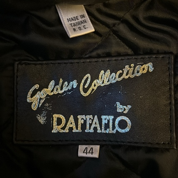 Raffaelo Golden Collection Men's Leather Coat / Jacket Size 44 Thermolite Lining - Picture 9 of 12